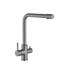 Смеситель для кухонной мойки Fmark FS0862Q под фильтр питьевой воды графит
