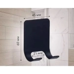 Крючок самоклеящийся Deep Lake DL-H-09BL черный (4)