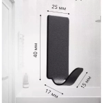 Крючок самоклеящийся Deep Lake DL-H-10BL черный (4)