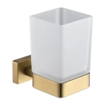 Стакан с держателем Shevanik SG5612G золото матовое