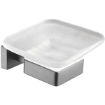 Мыльница стеклянная Shevanik SG5603T графит