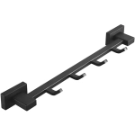 Планка с 4-мя крючками для ванной комнаты SHEVANIK SG5641H черный