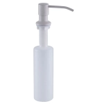 Дозатор для кухонной мойки врезной FASHUN A403-20A светло-песочный из нержавеющей стали, 300 мл механический