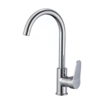 Смеситель для кухни D-Lin D155370 с высоким поворотным изливом, хром