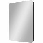 Зеркало-шкаф Eltoro Black LED 560x850 Левый с розеткой МВК116