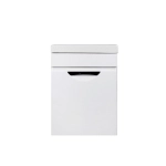 Тумба подвесная AGATA Никас 40 АТ40-637 с раковиной Como 40 S-UM-COM40/1-w