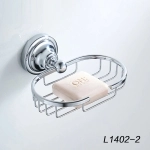 Мыльница LEDEME L1402-2 металлическая настенная глубокая