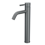 Смеситель для раковины высокий RUSH Melos SUS1101-12Grey, графит из нержавеющей стали