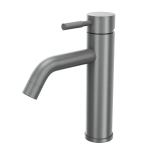 Смеситель для раковины RUSH Melos SUS1101-11Grey Графит, из нержавеющей стали