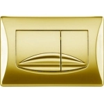 Кнопка механическая двойная OLI RIVER DUAL 638508 пластик, золотой