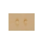 Кнопка пневматическая двойная OLI Trumpet 878783 золото