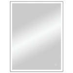 Зеркало Solid Black LED 600x800 ЗЛП1285 с сенсором, подогревом реверсивное крепление (800х600)