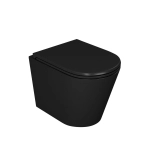 Унитаз подвесной безободковый D&K Venice DT1026025, 515*355*365 мм, сиденье микролифт, черный, D&K, , D&K