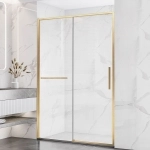 Душевая дверь Vincea Slim Soft VDS-1SS120CLG, 1200, брашированное золото стекло прозрачное
