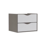 Тумба для ванны подвесная EQUIL Smile 60.2Y tpSMILE60.2Y-04 2 ящика со столешницей Smile 60 stSMILE60-07 без раковины