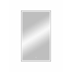 Зеркало Strong Black LED 700х1000 ЗЛП136 с сенсором, холодная подсветка