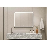 Зеркало Demure LED 1000х800 ЗЛП2971 с подогревом, музыкальным блоком