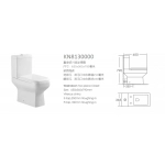 Унитаз напольный Knois KN8130000, микролифт 65х36,5х79 см