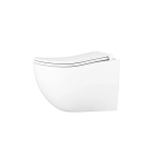 Унитаз подвесной безободковый D&K Munchen DT1566516, 520*360*360мм, сиденье микролифт, белый
