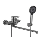 Смеситель для ванны Fmark FS8824Q графит (6)