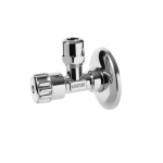 Вентиль-цанга угловой с металлической ручкой 1/2