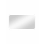 Зеркало Demure LED 1200x800 с сенсором, часами и подогревом ЗЛП779
