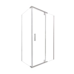 Душевой уголок OLIVE'S VIAR VR-128CS-SW-C (1200*800*1950мм) прямоугольный, прозрачное стекло 6мм, хром