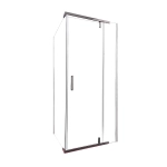 Душевой уголок OLIVE'S VIAR VR-90CS-SW-C (900*900*1950мм) квадратный, прозрачное стекло 6мм, хром