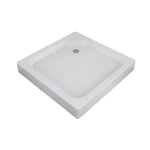 Поддон OLIVE'S P-9015S-WH (900*900*150мм) квадратный, белый