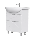 Тумба для ванны напольная VOLNA Pronto 70.2Y tnPRONTO70.2Y-01, белый с раковиной Балтика 70