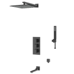 Душевая система D&K Bayern.Liszt DA2515605A04, встраиваемый, термостатический излив, хром (4)