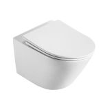 Унитаз подвесной (Торнадо) Knois KN9700200 безободковый, с крышкой Soft-close 500х360х350 мм.