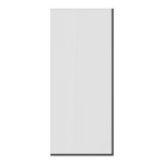 Шторка на ванну стеклянная 60х140 см Watersense Paula S W00211 тонированное закаленное стекло, профиль черный матовый