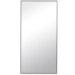 Зеркало интерьерное Мансарда 12065-Zm1, 600x1200 мм, настенное, рама из алюминия, чёрный