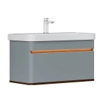 Тумба подвесная EQUIL Elegante 80.1Y tpELGNT80.1Y Мэйджик/Дуб голиано tpELGNT80.1Y с раковиной Nice (9595-80)-24.26