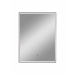 Зеркало Stage Grey LED 600х800 ЗЛП4925 Серый муар с бесконтактным сенсором, алюминиевый профиль
