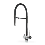 Смеситель для кухни DQ DA1462501Chrome с подключением к фильтру питьевой воды, хром (10)