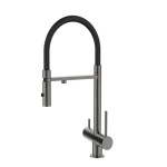 Смеситель для кухни DQ DA1462506Grey с подключением к фильтру питьевой воды, графит (10)