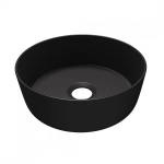 Раковина накладная Watersense Milana D31 W00171 310х310х110 мм черная матовая