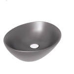 Раковина накладная Watersense Amelia 40 W00065 410х335х145 мм графит матовая