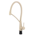 Смеситель для кухни Fmark FS8255-Y с гибким изливом, бежевый (6)