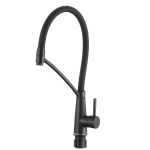 Смеситель для кухни Fmark FS8255-H с гибким изливом, черный (6)