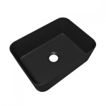 Раковина накладная Watersense Eva Mini 40 W00173 400х300х135 мм черная матовая