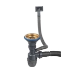 Сифон для мойки G.lauf GP-MLS01KG, 3 1/2, матовое золото