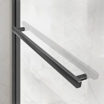 Полотенцедержатель Vincea Slim Soft VDS-1SS-GM-13B-1415, вороненая сталь