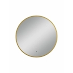 Зеркало D800 Mirgold LED ЗЛП5151 c бесконтактным сенсором, золотая окантовка