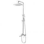 Душевая стойка со смесителем GROSS AQUA Level GA9990SMDR хром