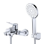 Смеситель для ванны GROSS AQUA Level 2890990C с коротким изливом