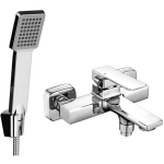 Смеситель для ванны GROSS AQUA 2515880C Edge хром с коротким изливом
