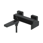 Смеситель для ванны LEDEME L3173B, черный, с коротким изливом